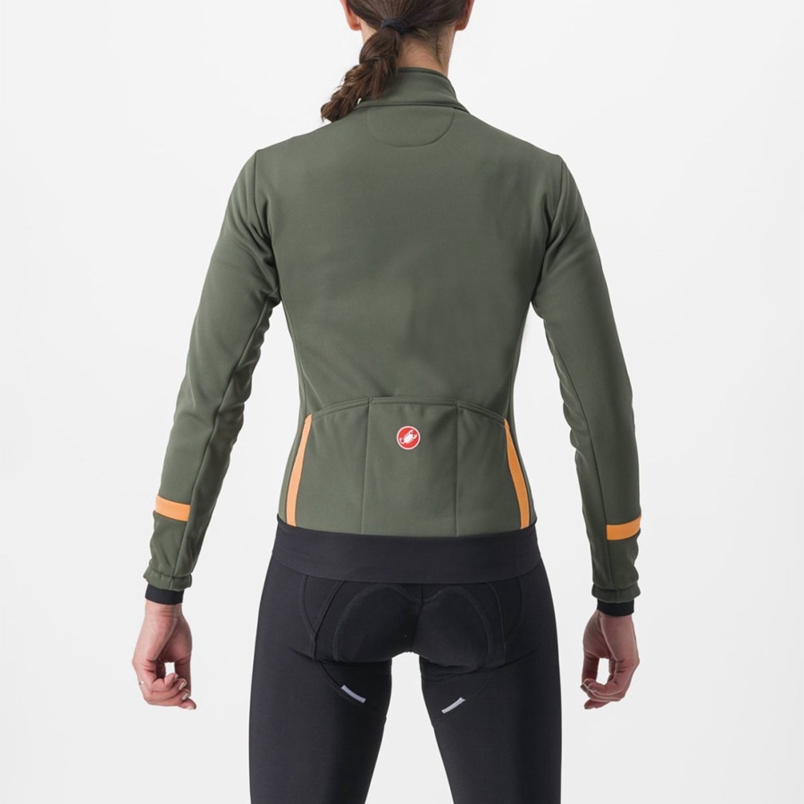 Green Rawlings DINAMICA 2 Women Jackets | 1703MLBIO