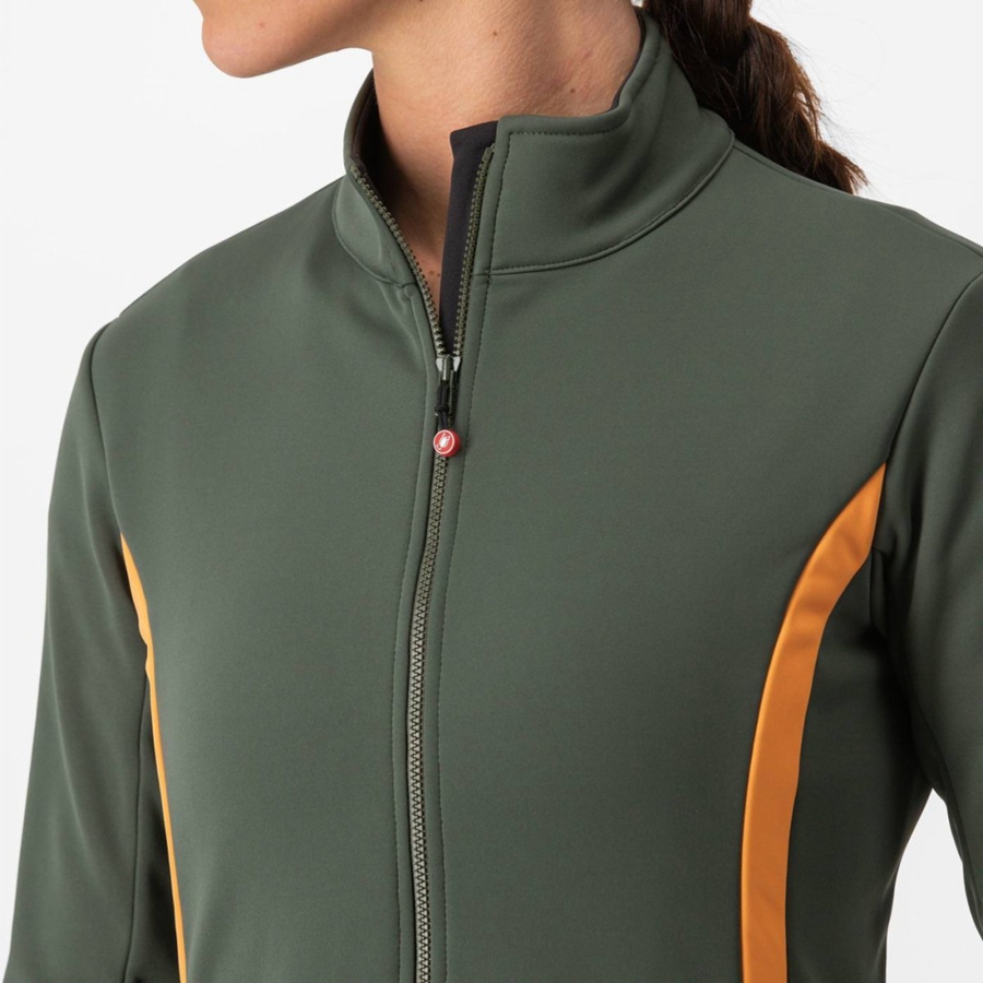 Green Rawlings DINAMICA 2 Women Jackets | 1703MLBIO