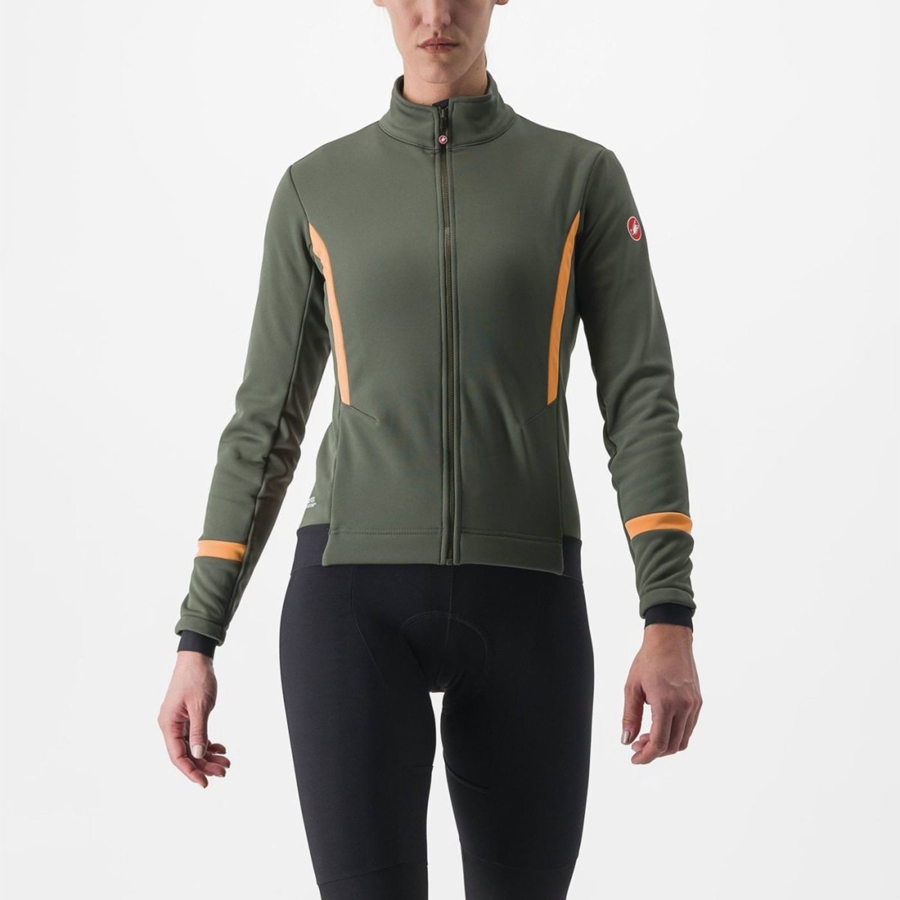 Green Rawlings DINAMICA 2 Women Jackets | 1703MLBIO