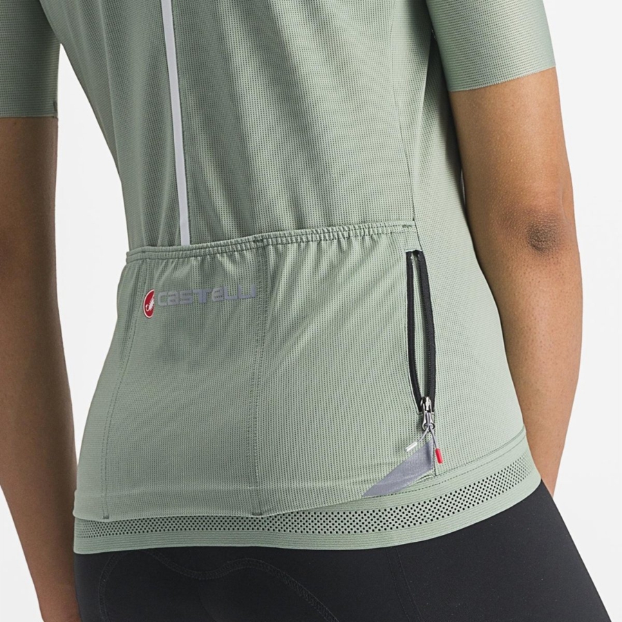 Green Rawlings ENDURANCE W Women Jersey | 3746KAXNF