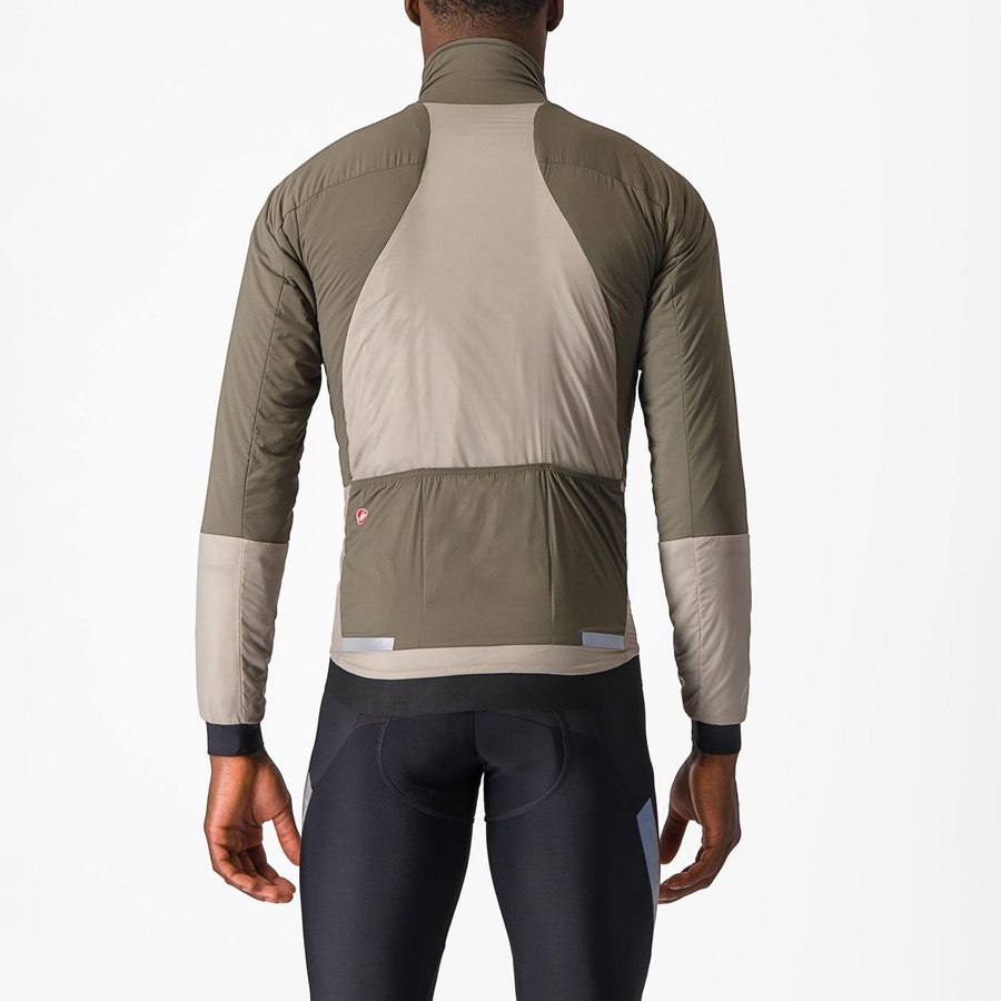 Green Rawlings FLY THERMAL Men Jackets | 9267KUJXA