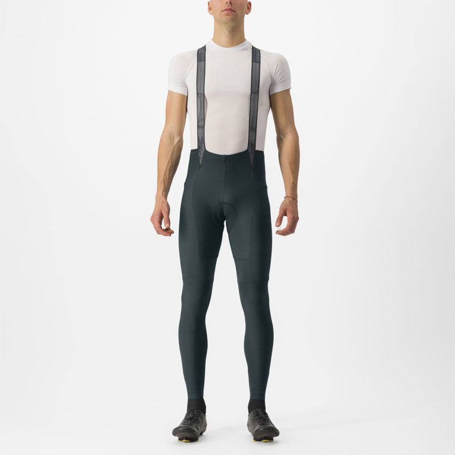 Green Rawlings FREE AERO RC Men Bib Tights | 1930NCZUG