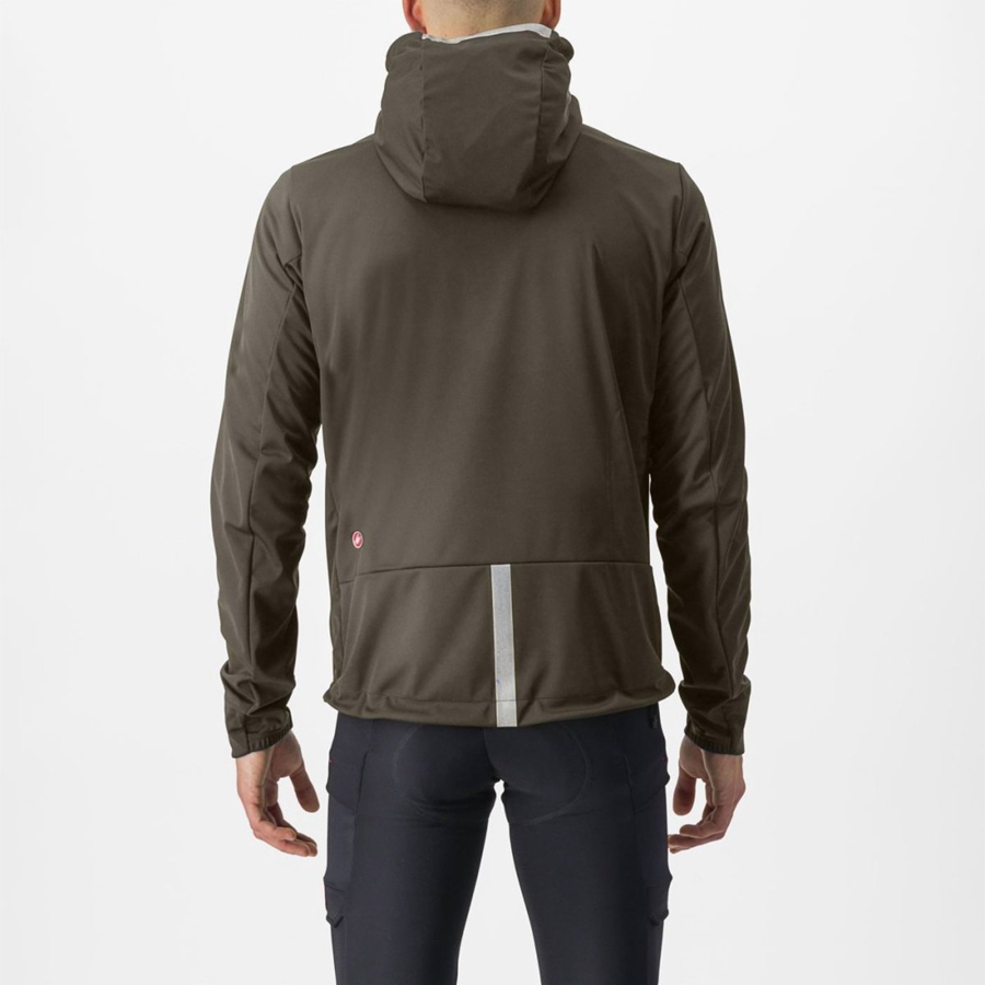 Green Rawlings TRAIL HOODIE Men Jackets | 3025EZBCP