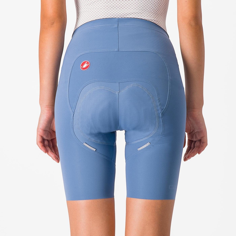 Grey Blue Rawlings FREE AERO RC W Women Shorts | 2489EFAPK