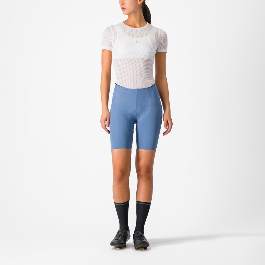 Grey Blue Rawlings FREE AERO RC W Women Shorts | 2489EFAPK