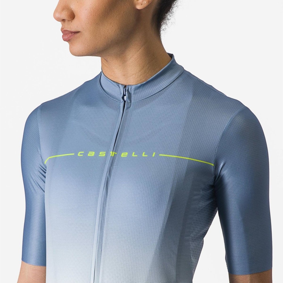 Grey Blue / Blue Rawlings SALITA Women Jersey | 6728WONVC