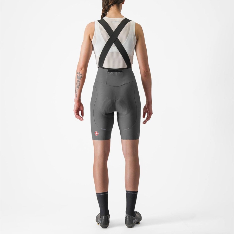 Grey Rawlings ESPRESSO W DT Women Bib Shorts | 4793OZPTA