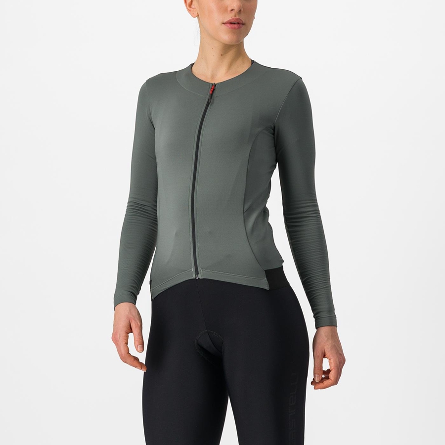 Grey Rawlings FLY LS W Women Jersey | 4798UJTSK