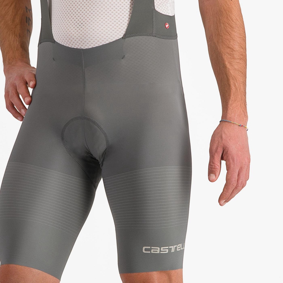 Grey Rawlings PREMIO Men Bib Shorts | 4653SRNEP