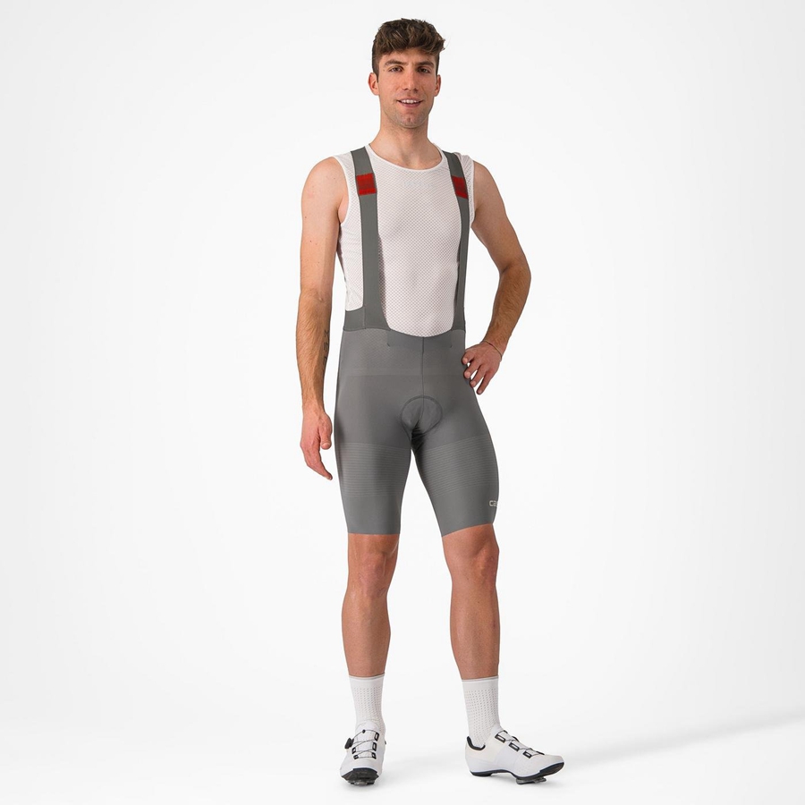 Grey Rawlings PREMIO Men Bib Shorts | 4653SRNEP