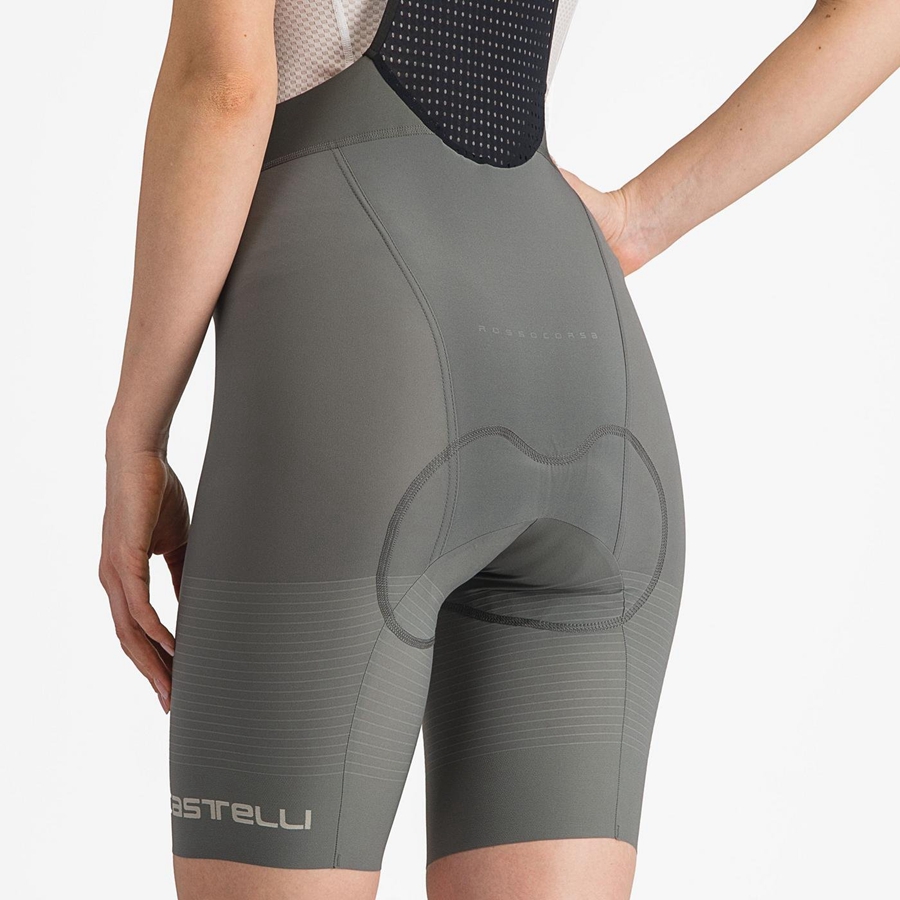 Grey Rawlings PREMIO W Women Bib Shorts | 9352YKBUI