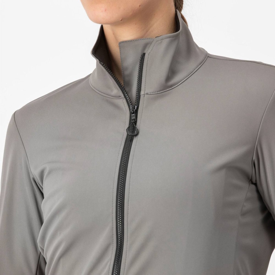 Grey Rawlings VENTO TRAIL Women Jackets | 0564LBQOR