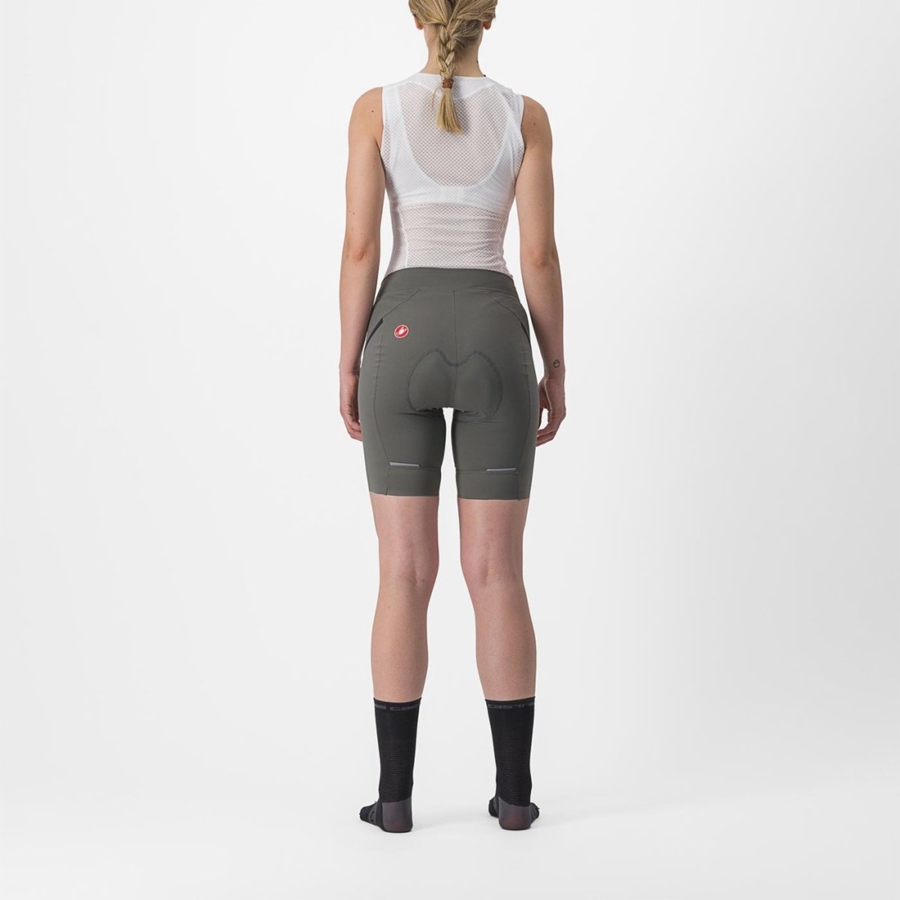 Grey / Dark Grey Rawlings VELOCISSIMA 3 Women Shorts | 2874UHBNP