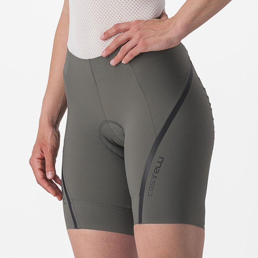 Grey / Dark Grey Rawlings VELOCISSIMA 3 Women Shorts | 2874UHBNP