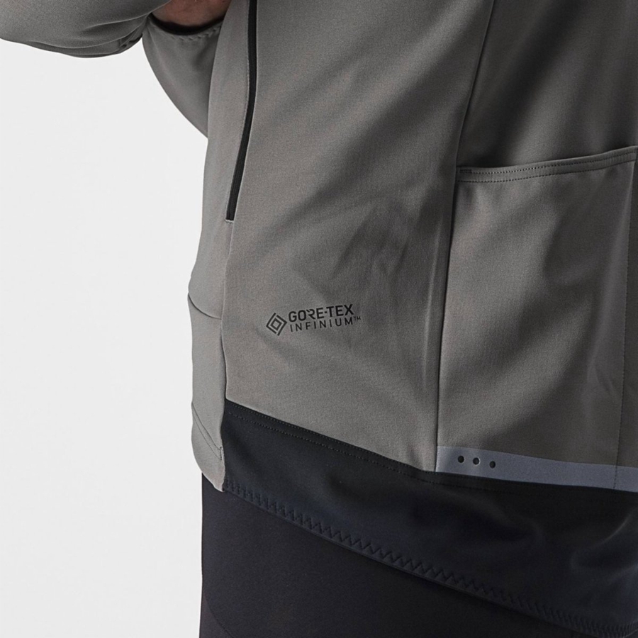 Grey / Khaki Grey Rawlings PERFETTO RoS 2 Men Jackets | 7452WJCGL