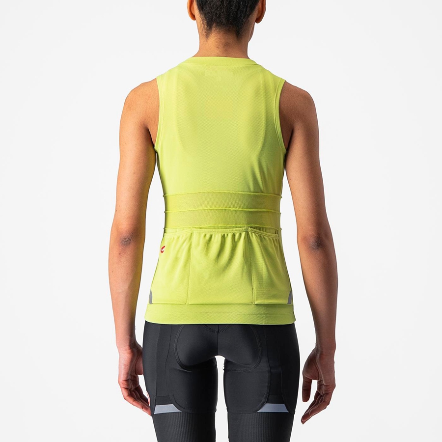 Light Green Rawlings ANIMA 4 SLEEVELESS Women Jersey | 8021FVZOC