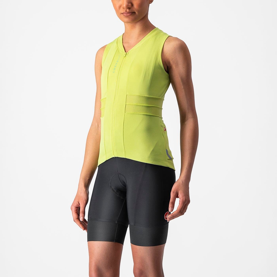 Light Green Rawlings ANIMA 4 SLEEVELESS Women Jersey | 8021FVZOC