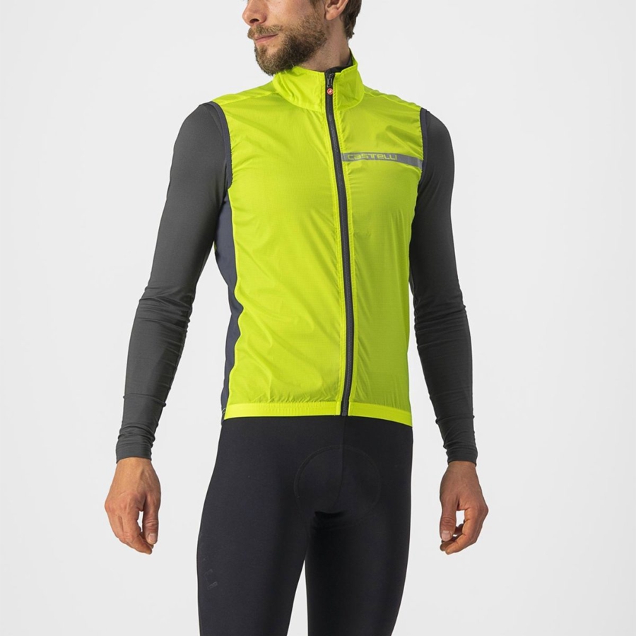 Light Green / Dark Grey Rawlings SQUADRA STRETCH Men Vest | 3706IENKF