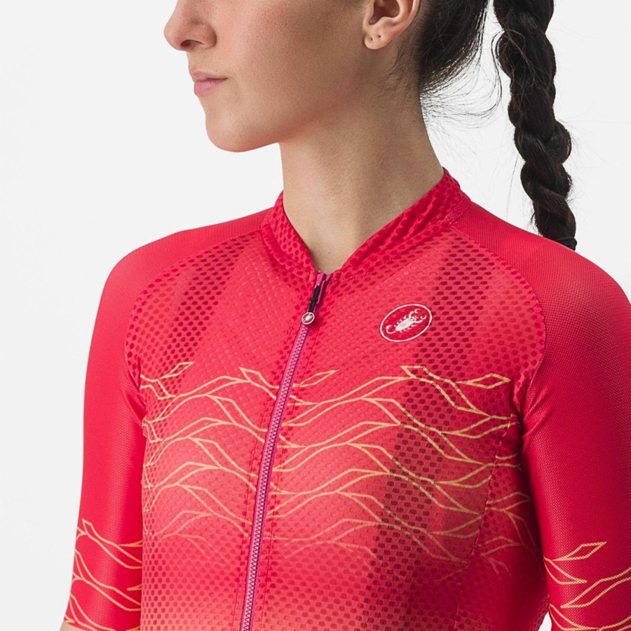 Orange Rawlings CLIMBER'S 2.0 W Women Jersey | 7485UMGLY