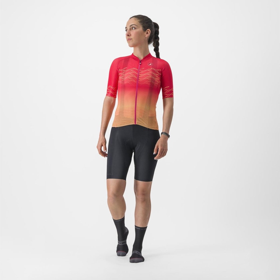 Orange Rawlings CLIMBER'S 2.0 W Women Jersey | 7485UMGLY