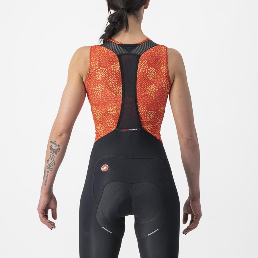 Orange Rawlings PRO MESH 4 W SLEEVELESS Women Base Layer | 9063WMZTL