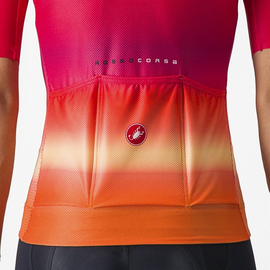 Pink Rawlings CLIMBER'S 4.0 W Women Jersey | 7213AJCOW