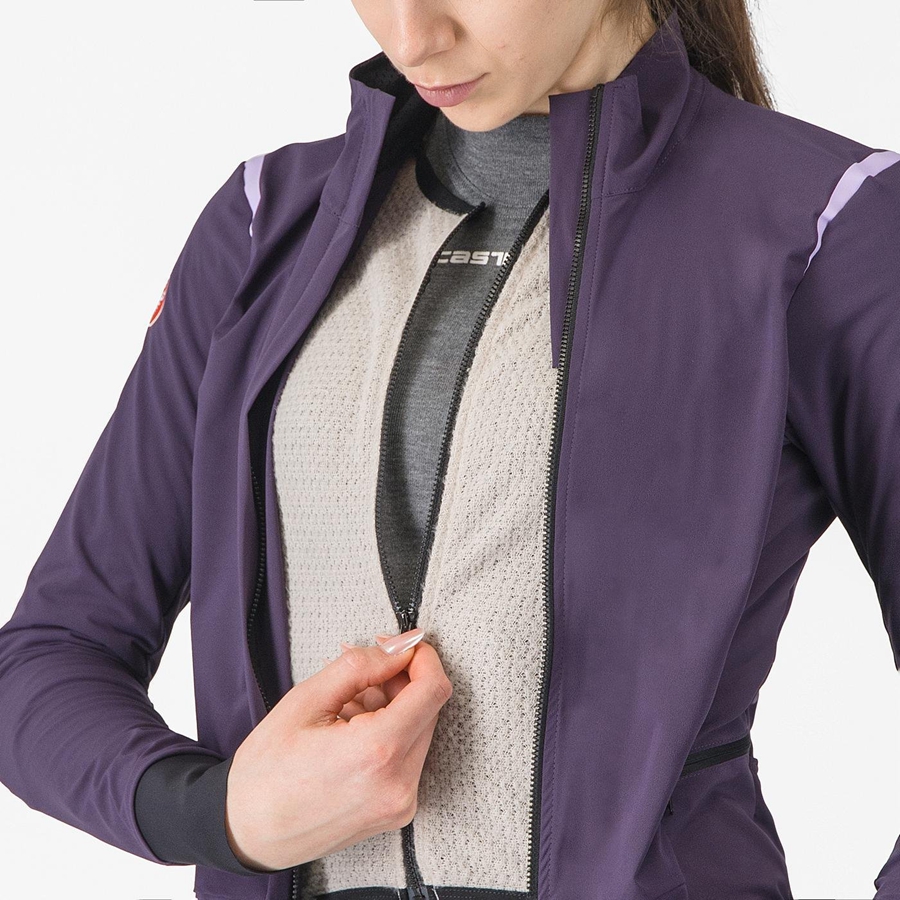 Purple Rawlings ALPHA FLIGHT ROS W Women Jackets | 4791HJBAF