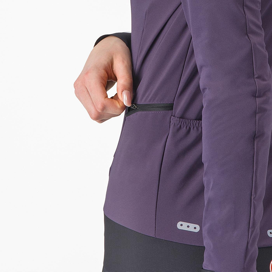 Purple Rawlings ALPHA FLIGHT ROS W Women Jackets | 4791HJBAF