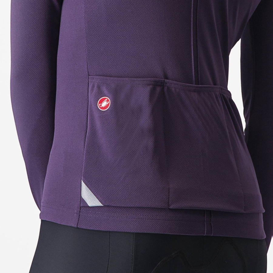 Purple Rawlings ANIMA 4 LONG SLEEVE Women Jersey | 7169CTSDQ