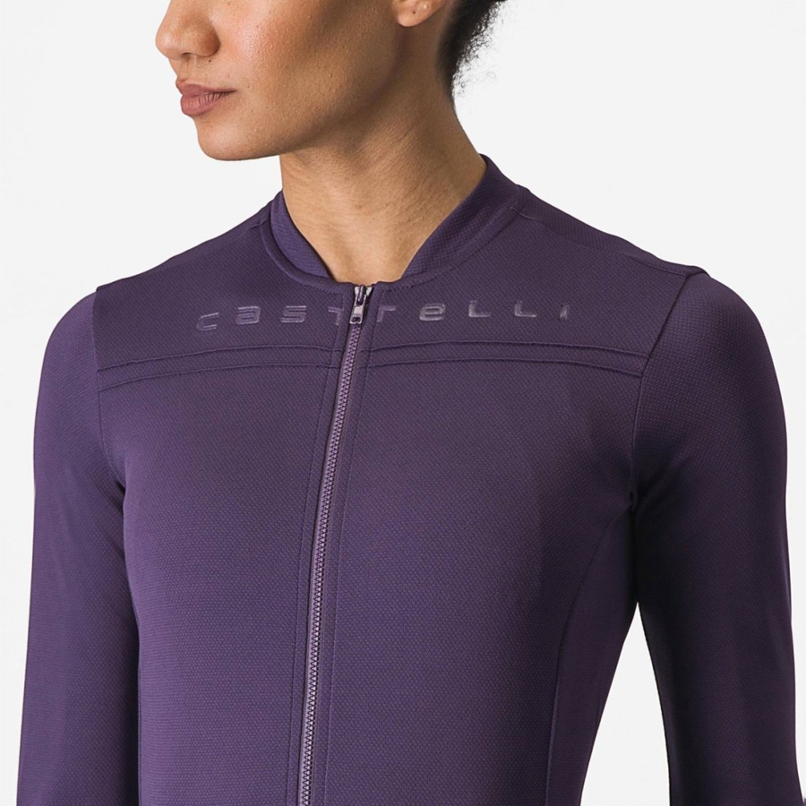 Purple Rawlings ANIMA 4 LONG SLEEVE Women Jersey | 7169CTSDQ