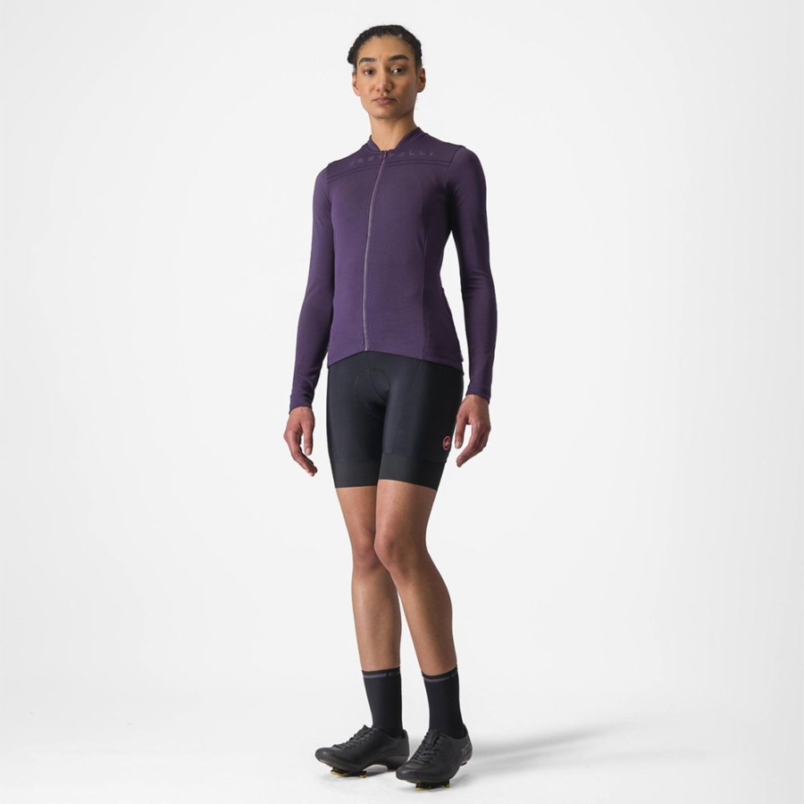 Purple Rawlings ANIMA 4 LONG SLEEVE Women Jersey | 7169CTSDQ