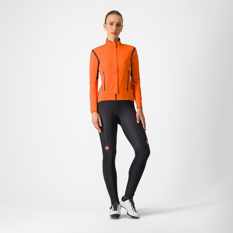 Red Orange / Black Rawlings PERFETTO RoS 2 W Women Jackets | 2564UPKQB