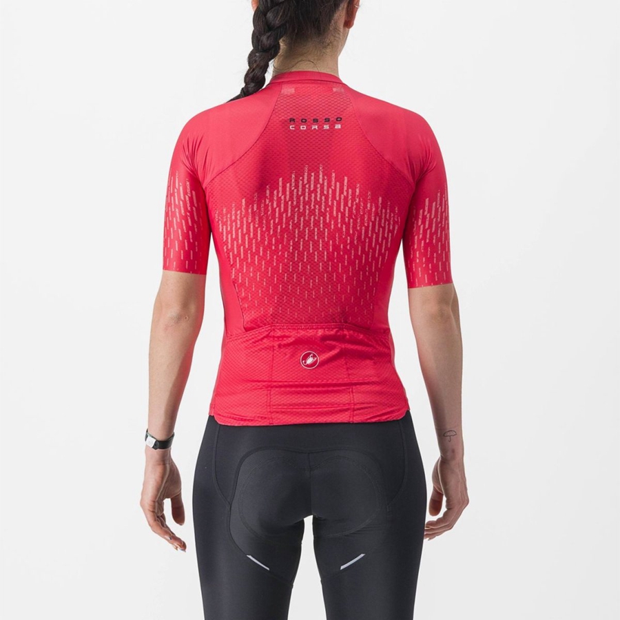 Red Rawlings AERO PRO W Women Jersey | 7021XGRYH