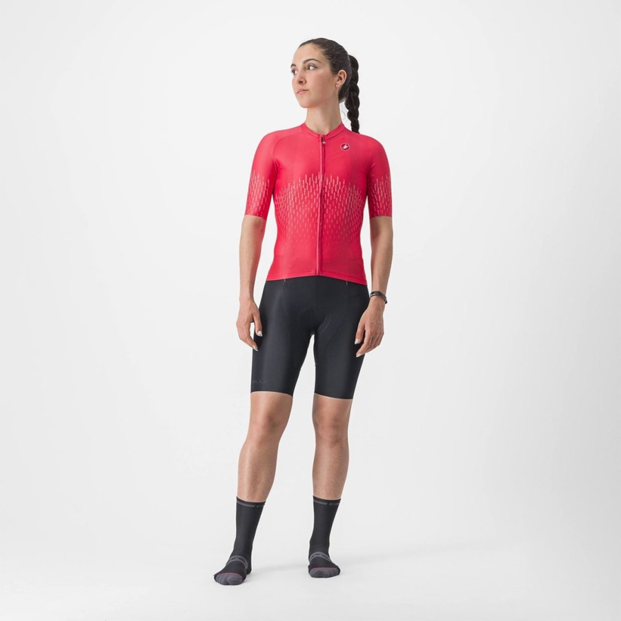 Red Rawlings AERO PRO W Women Jersey | 7021XGRYH