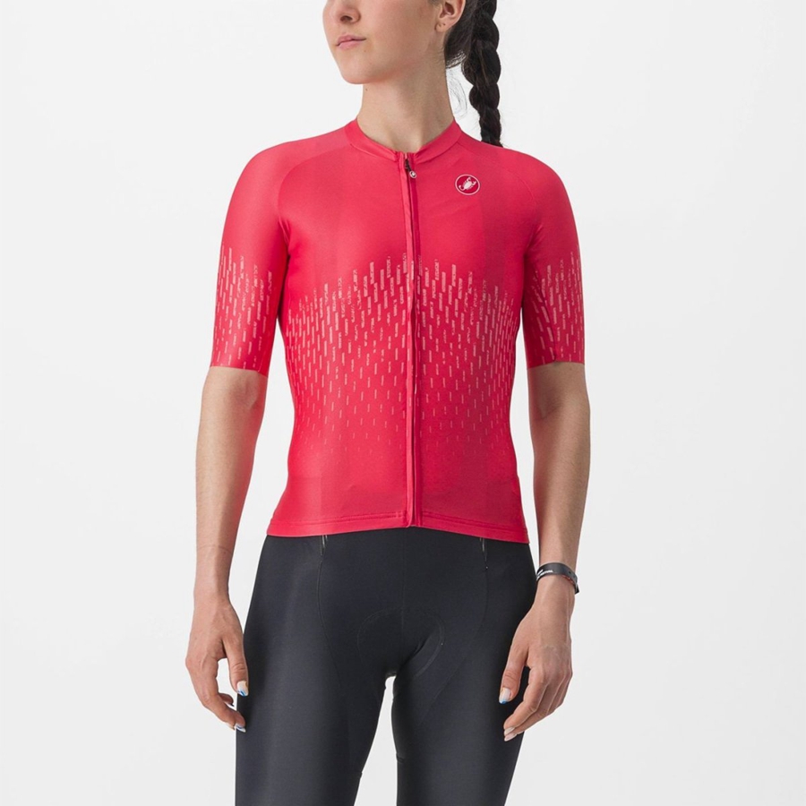 Red Rawlings AERO PRO W Women Jersey | 7021XGRYH