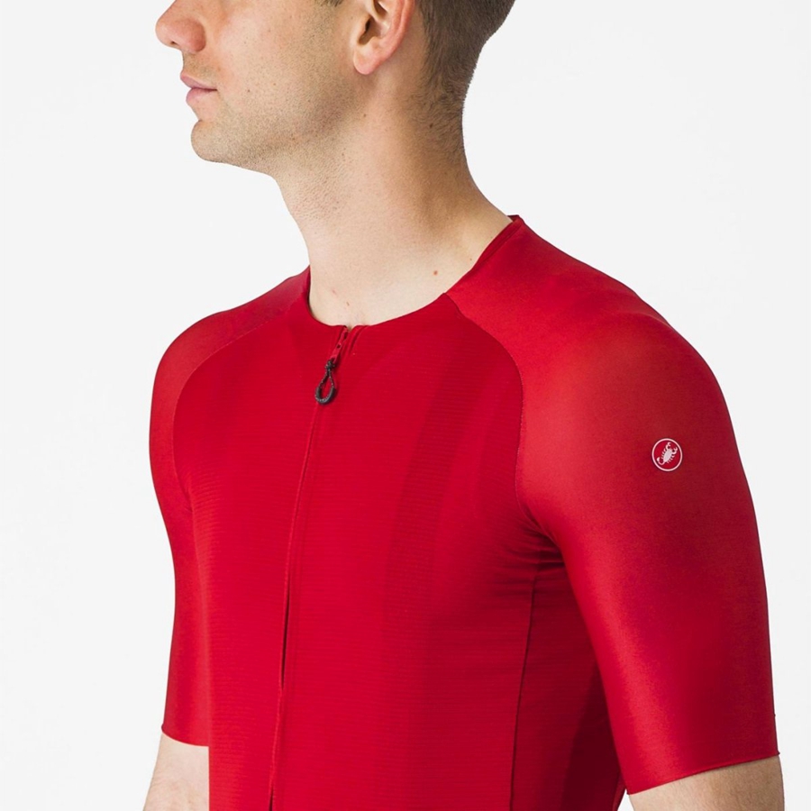 Red Rawlings AERO RACE 7.0 Men Jersey | 3048FEKOH