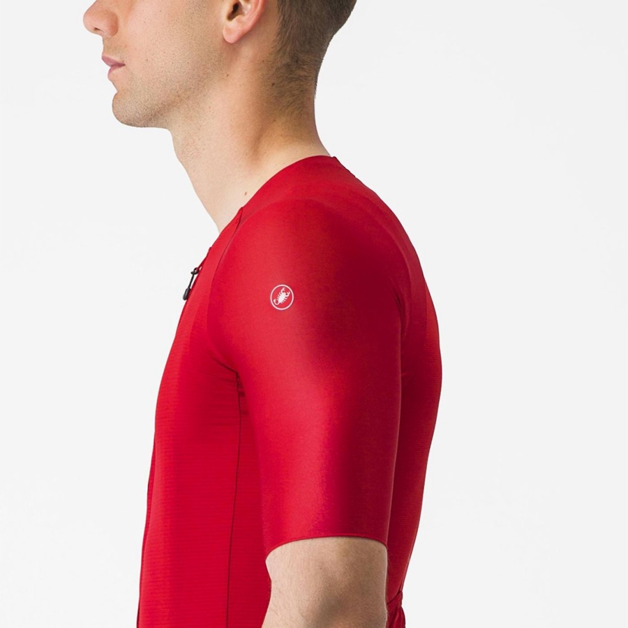 Red Rawlings AERO RACE 7.0 Men Jersey | 3048FEKOH