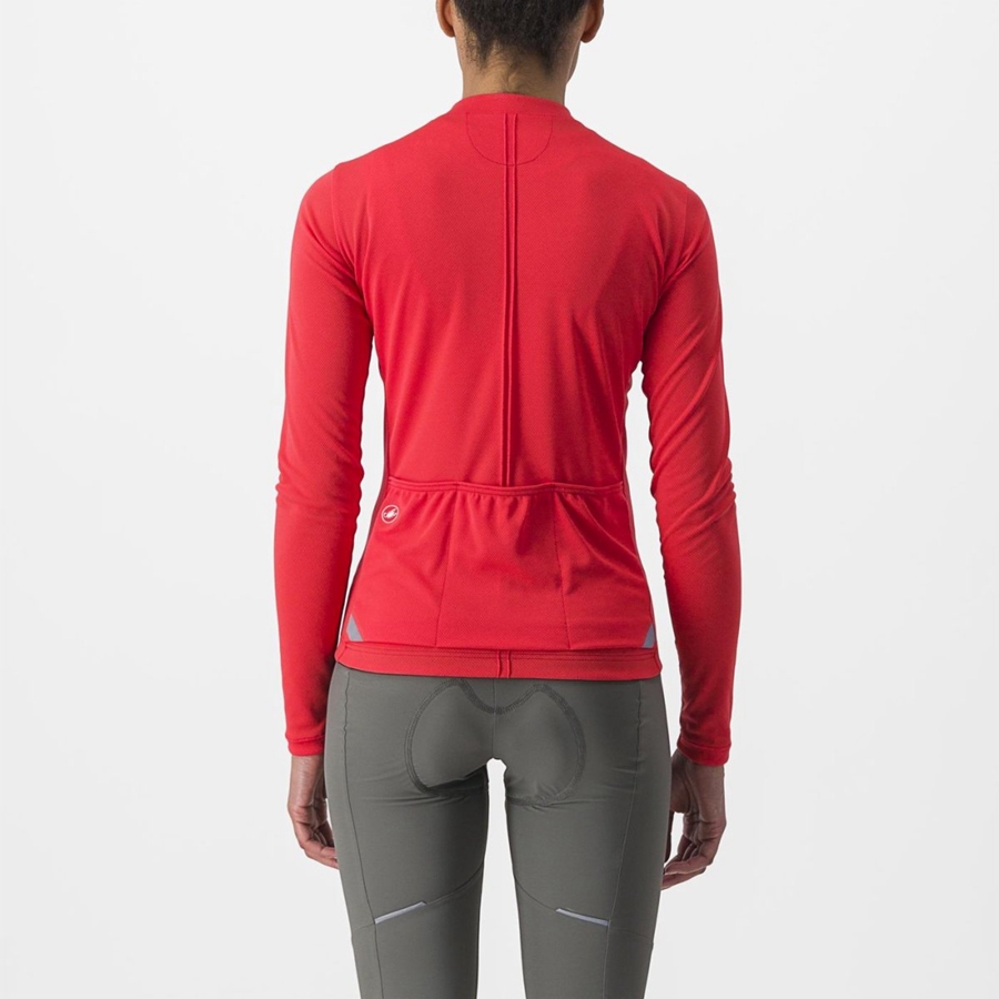 Red Rawlings ANIMA 4 LONG SLEEVE Women Jersey | 9624ANLOT