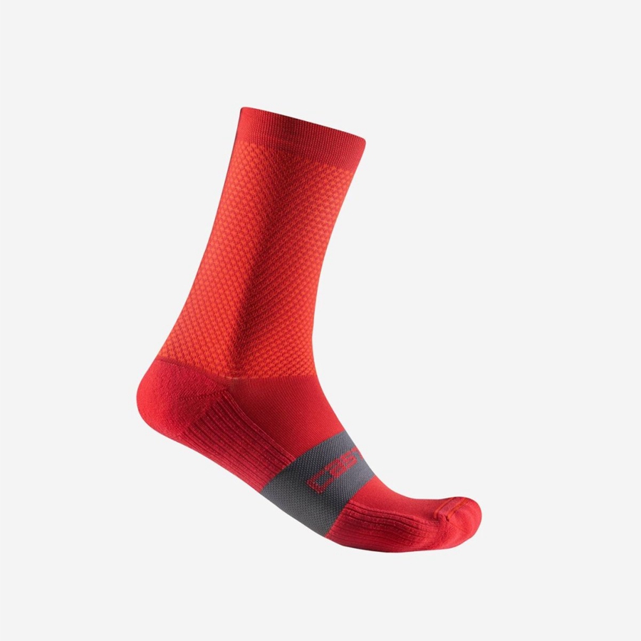 Red Rawlings ESPRESSO 15 Men Socks | 4863FOSAR