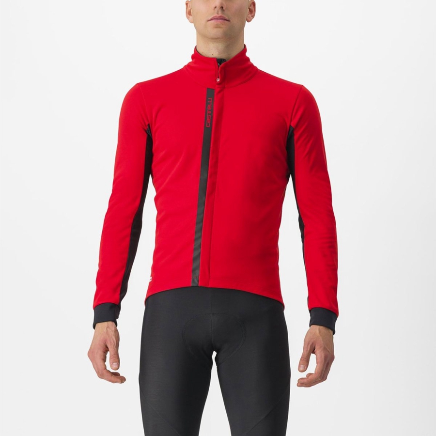 Red / Black Black Rawlings ENTRATA Men Jackets | 6234NRCSA