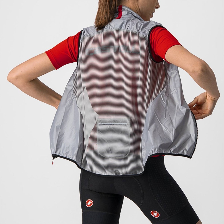 Silver Grey Rawlings ARIA W Women Vest | 7658PHIOB