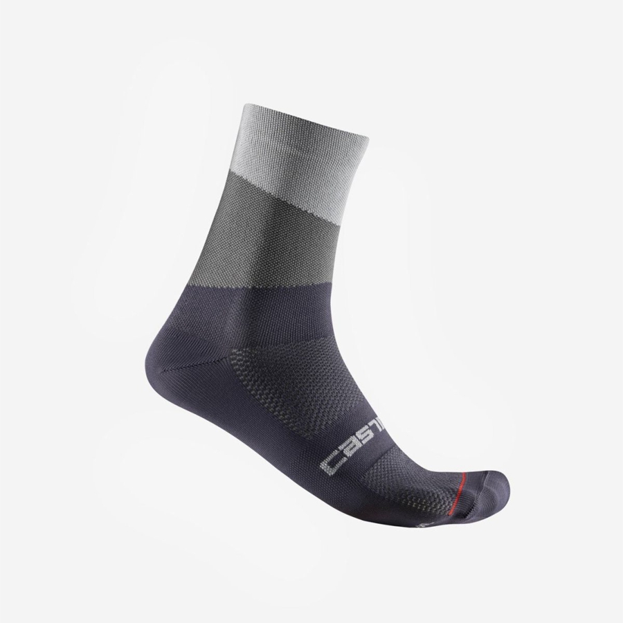 Silver Grey / Dark Grey Rawlings ORIZZONTE 15 Men Socks | 9465WKZEH