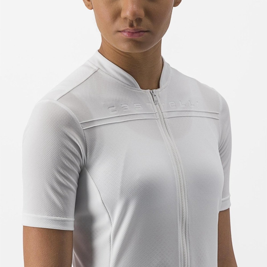 White Rawlings ANIMA 4 Women Jersey | 1908NYTIQ