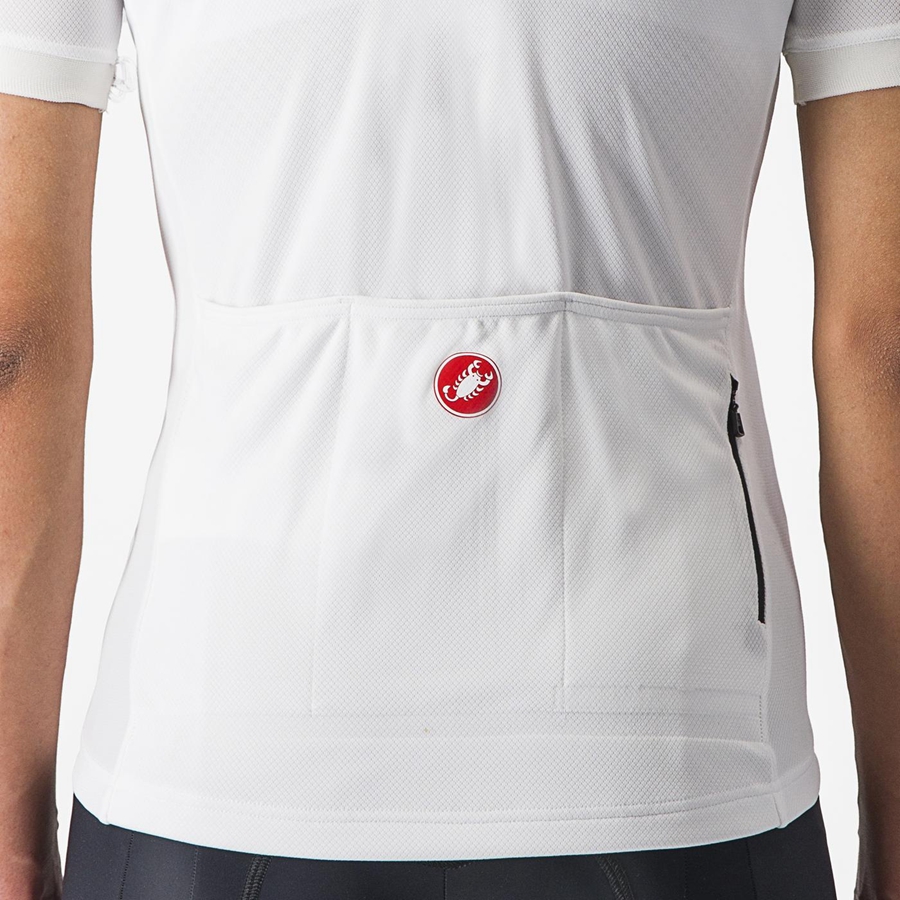 White Rawlings LIBERA Women Jersey | 7361SCZND