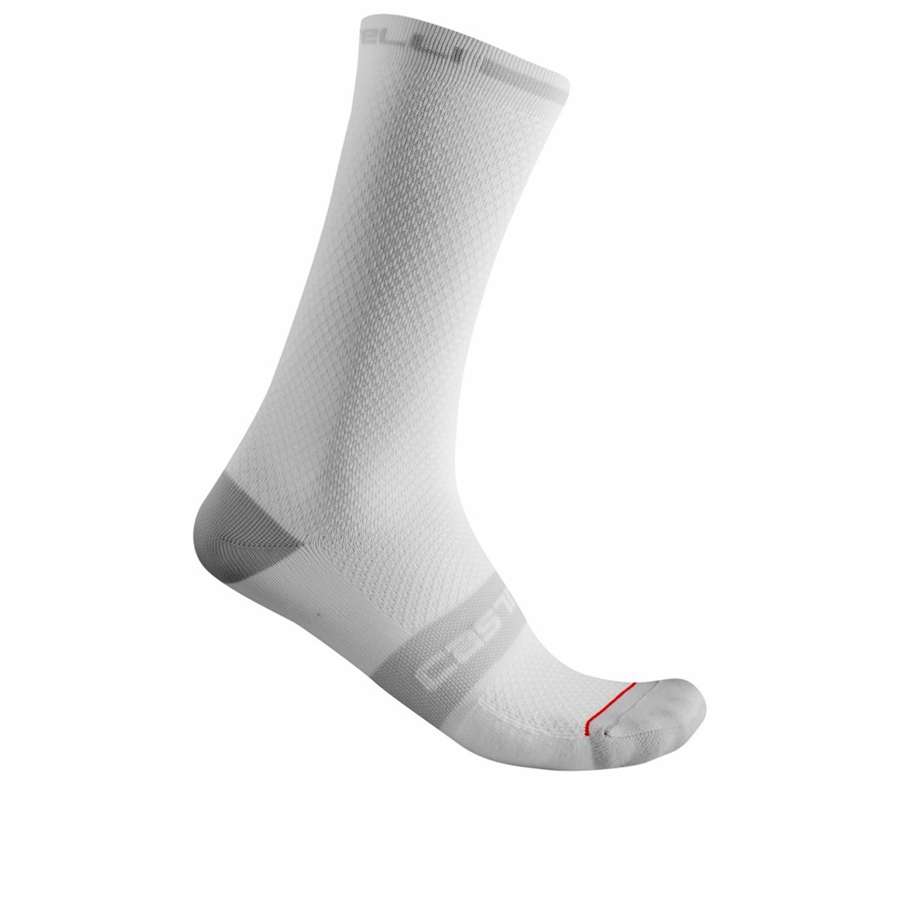 White Rawlings SUPERLEGGERA T 18 Men Socks | 1406FLAHG