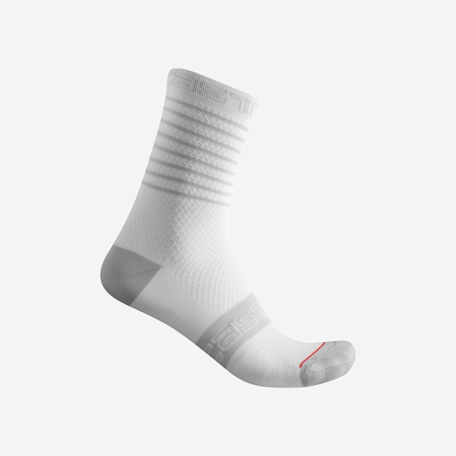 White Rawlings SUPERLEGGERA W 12 Women Socks | 7609AHDTB