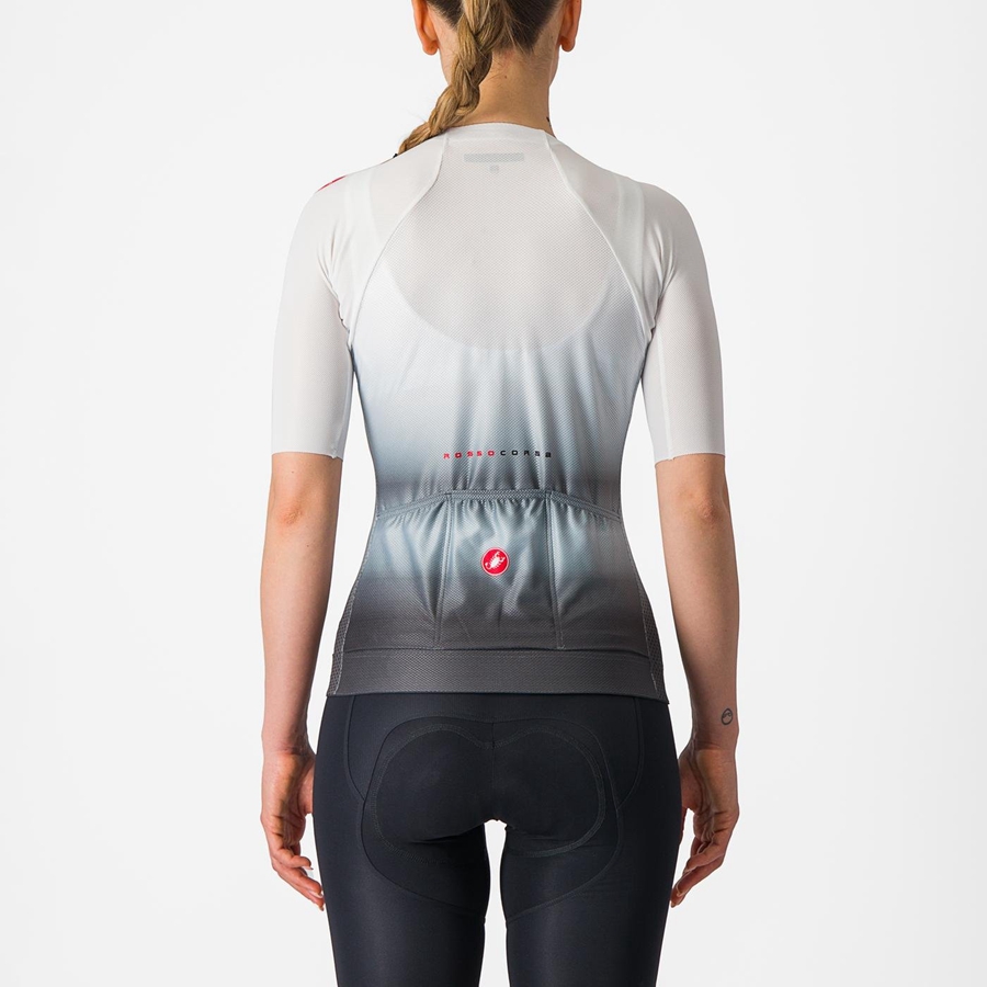 White / Dark Grey Rawlings CLIMBER'S 4.0 W Women Jersey | 8349YKGBV