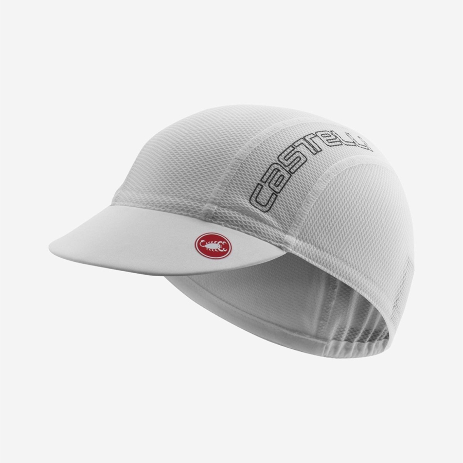 White / Grey Rawlings A/C 2 CYCLING Men Cap | 4860VTPDX